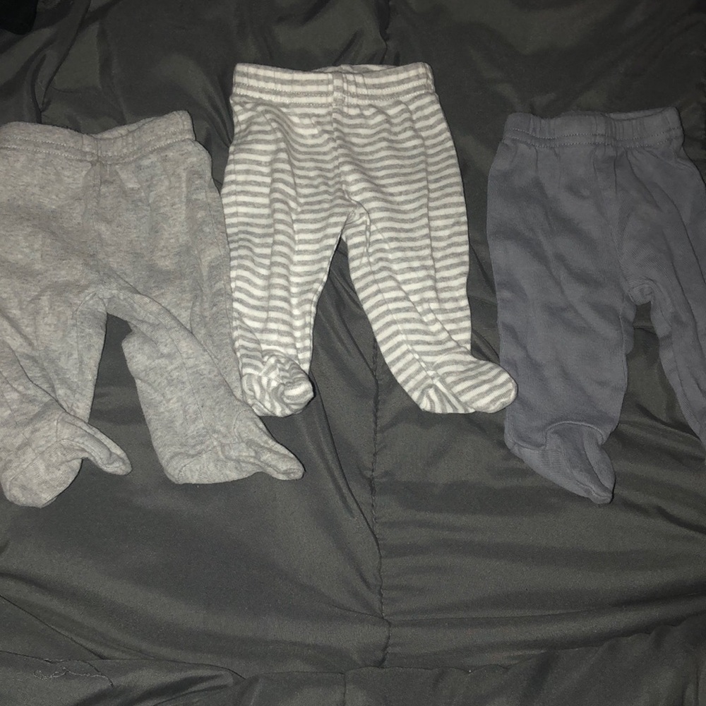 Preemie footed pants